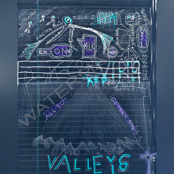 Limited Numbered Signed Edition Archival Print "Valleys" Mid Century Modern - Picture 1 of 1